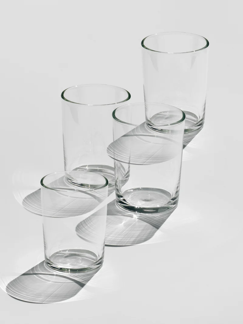 Glass mid-tall, set of 4
