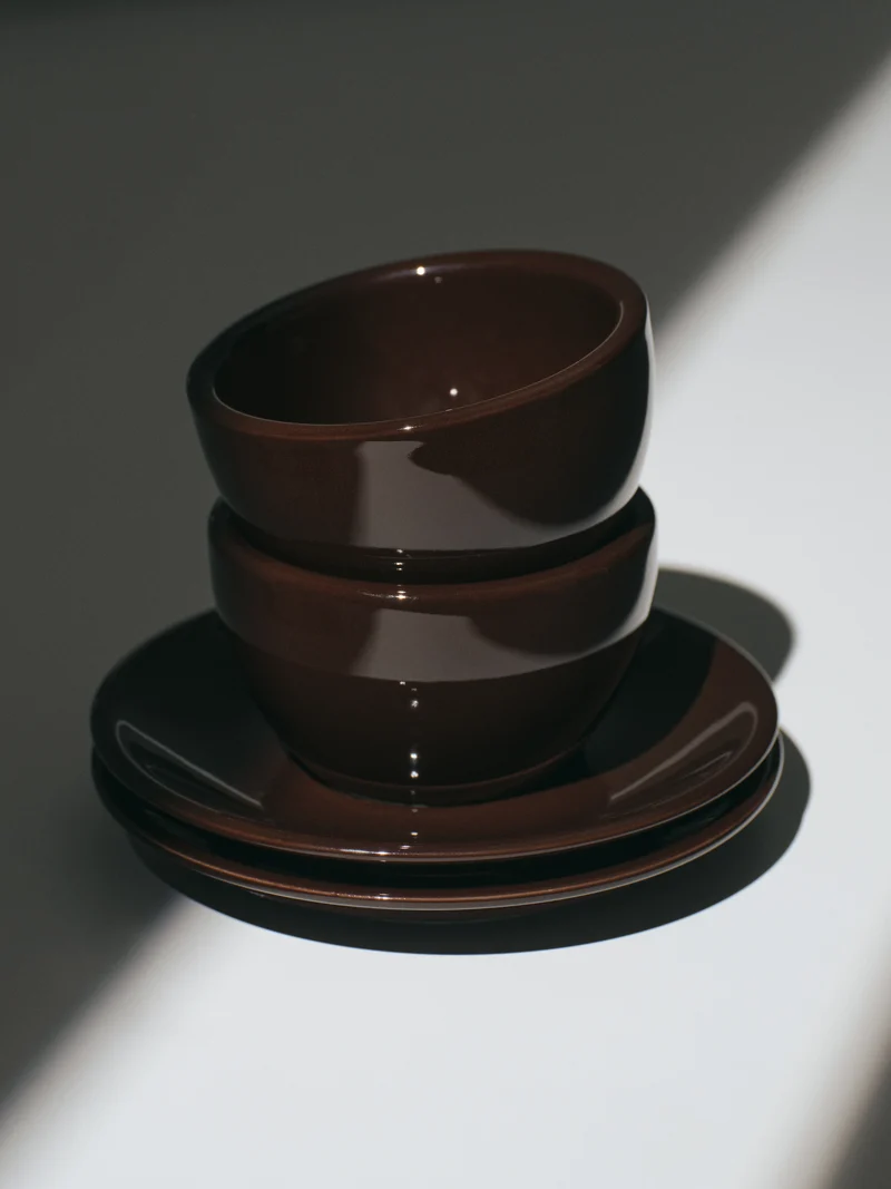 Cappuccino, raw cacao, set of 2