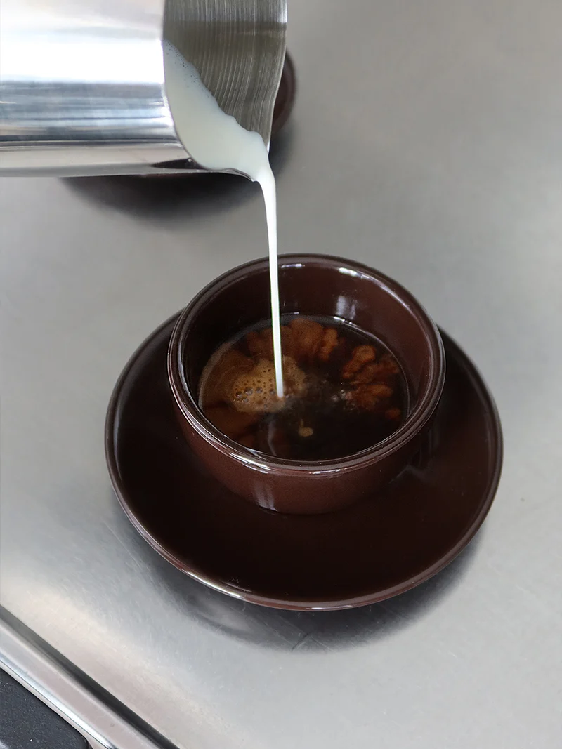 Cappuccino, raw cacao, set of 2