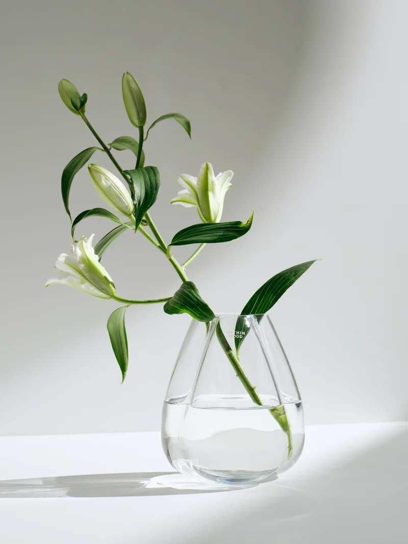 Mini Tulip Vase, clear