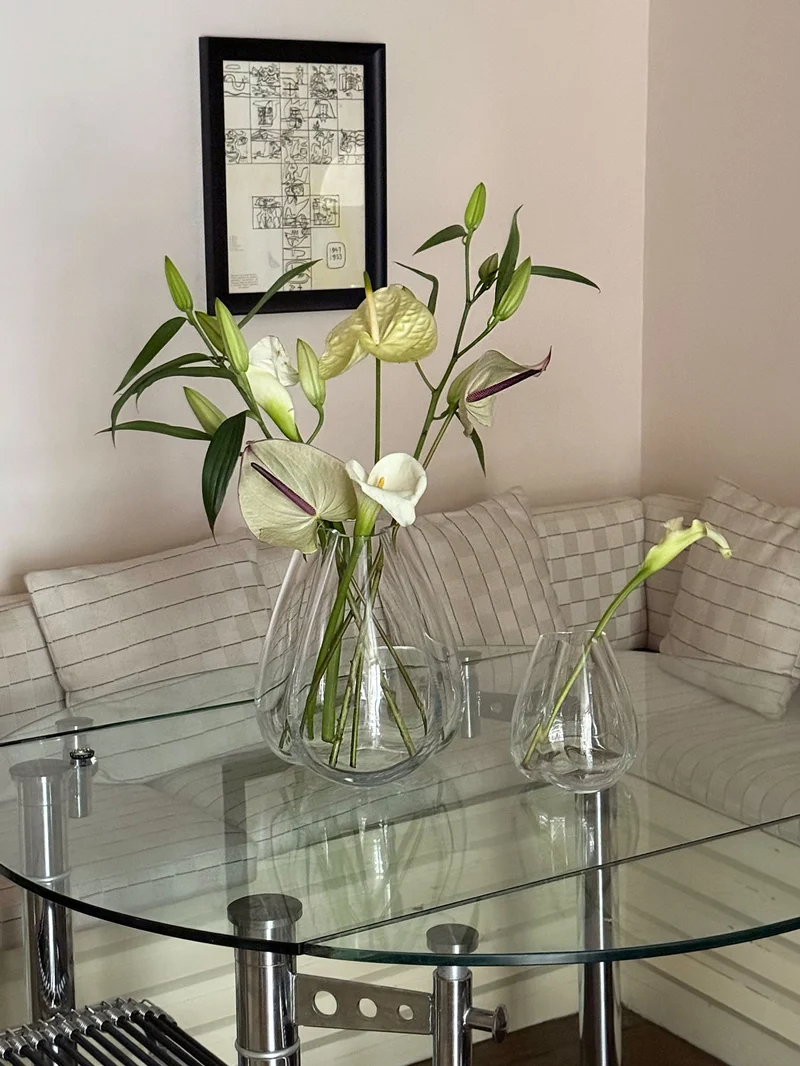 Mini Tulip Vase, clear