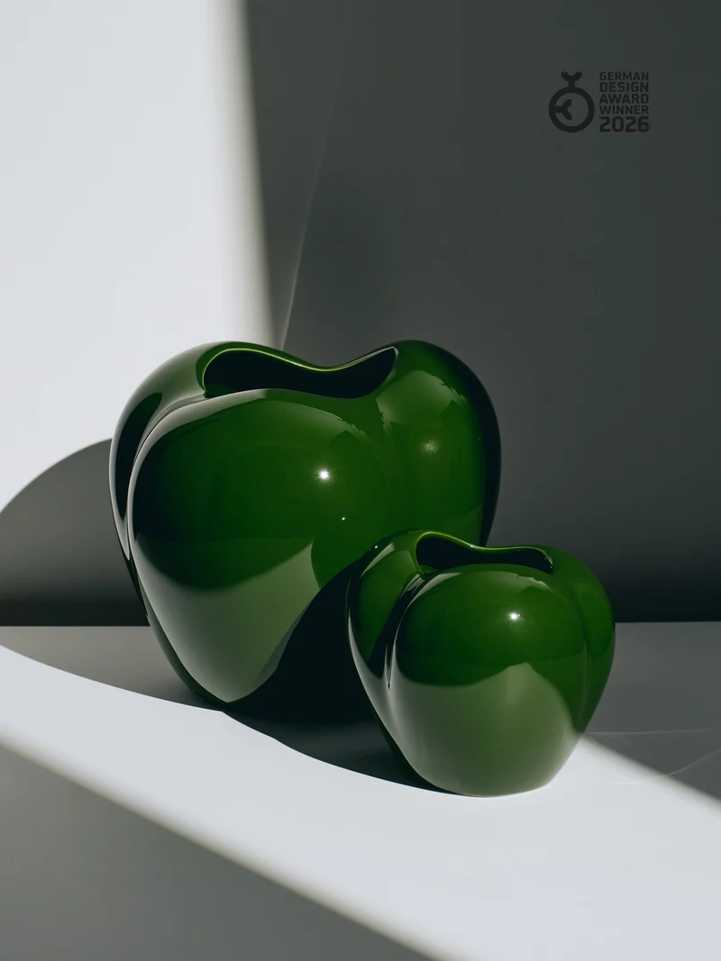Mini Poppy Vase, racing green