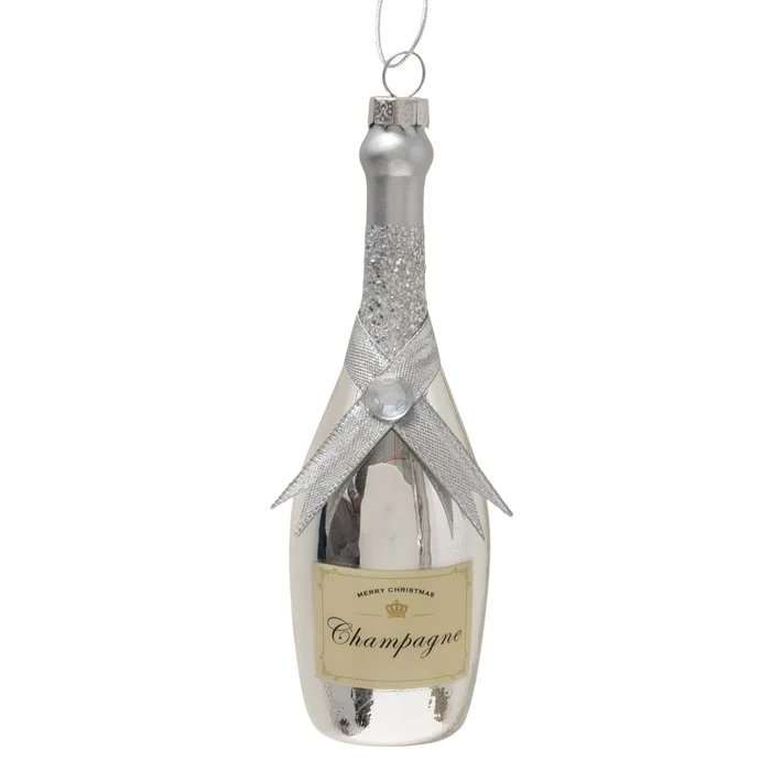 Weihnachtsanhänger Champagne