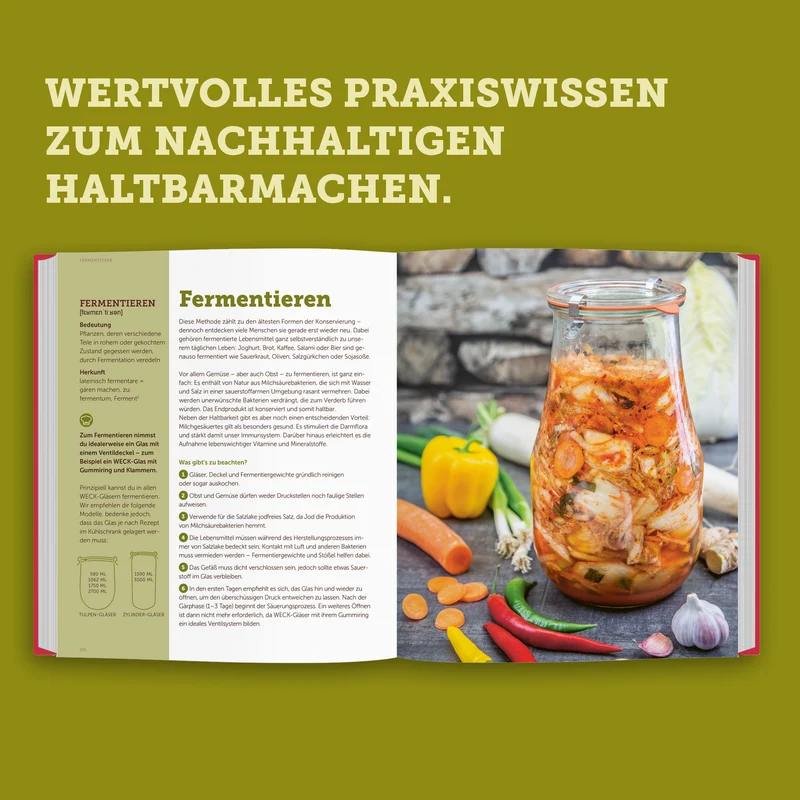 NEU! Das Original Einkochbuch zum Einkochen & Fermentieren