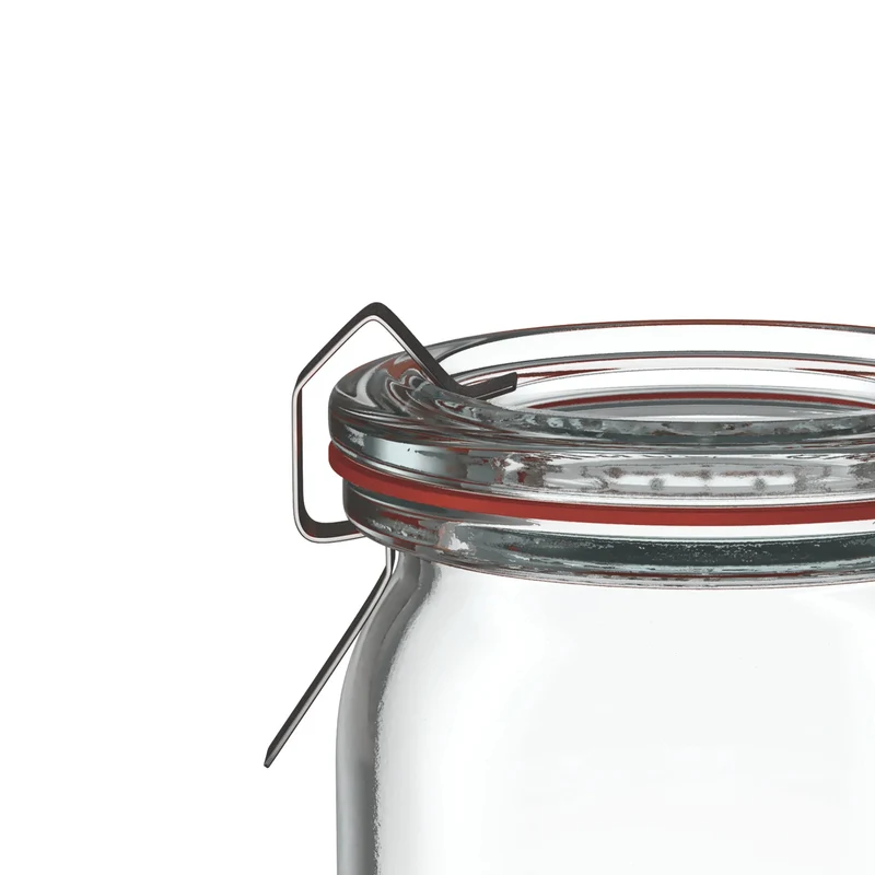 Zylinderglas 125 ml mit Glasdeckel (12 St.)
