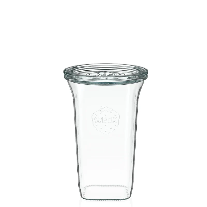 Quadroglas 700 ml mit Glasdeckel (6 St.)
