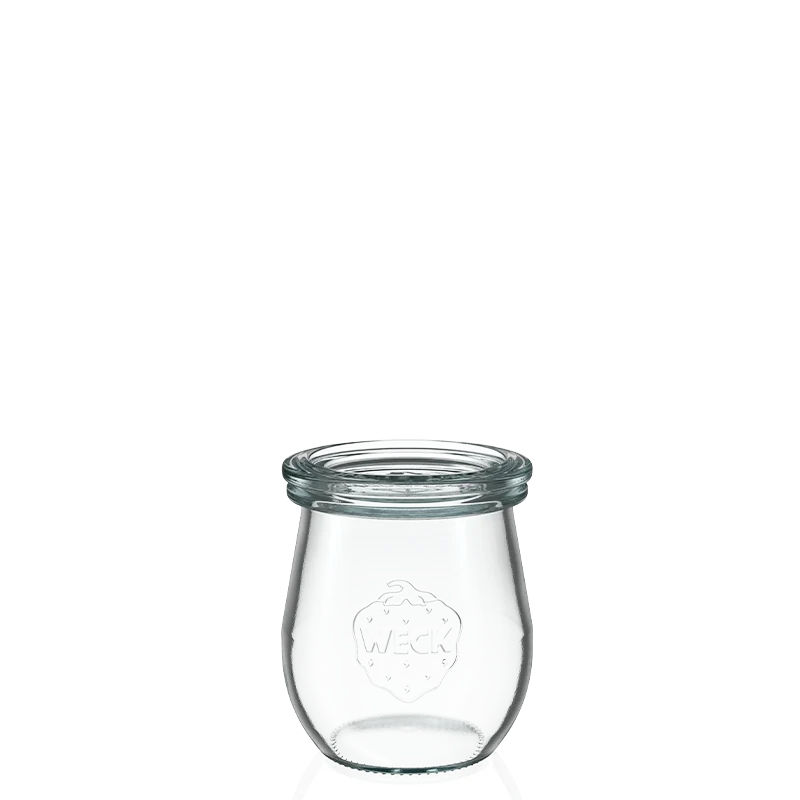 Tulpenglas 200 ml mit Glasdeckel (12 St.)