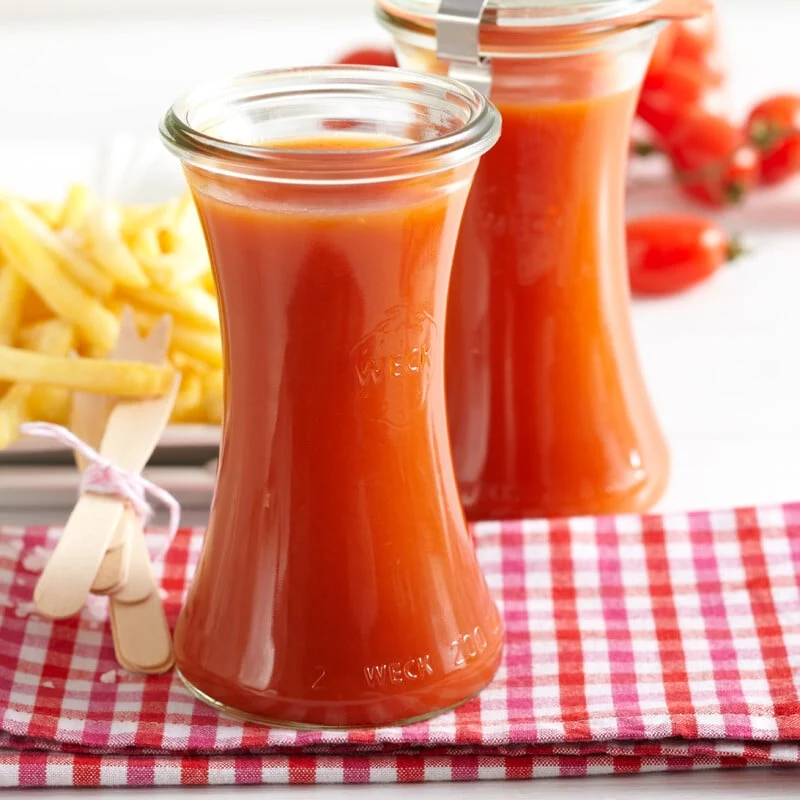 Delikatessenglas 95 ml mit Glasdeckel (6 St.)