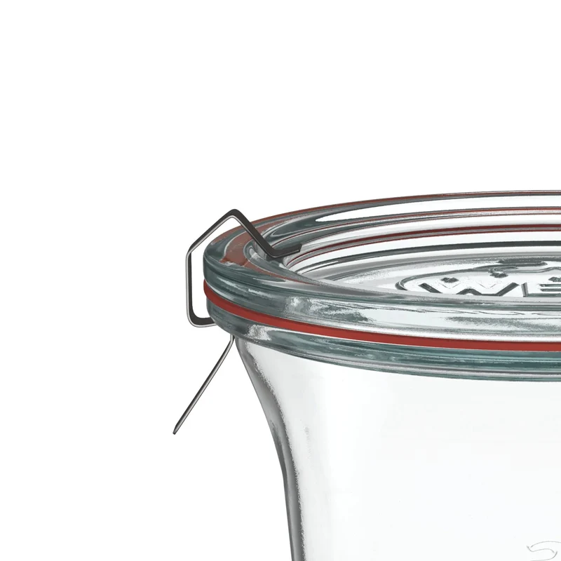 Quadroglas 450 ml mit Glasdeckel (6 St.)