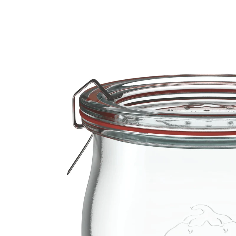 Tulpenglas 320 ml mit Glasdeckel (6 St.)