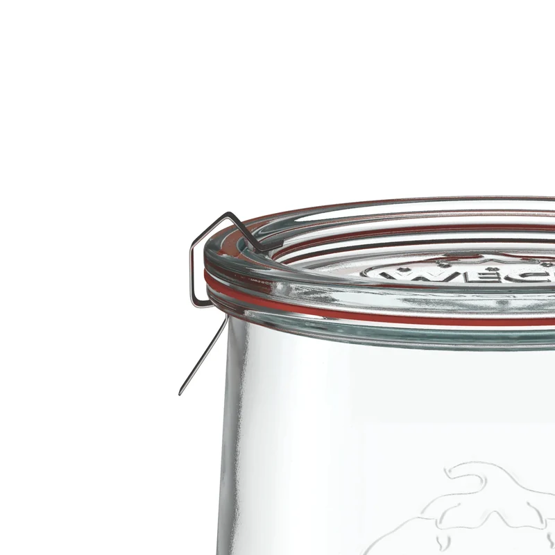 Tulpenglas 950 ml mit Glasdeckel (6 St.)