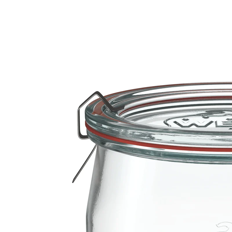 Tulpenglas 480 ml mit Glasdeckel (6 St.)