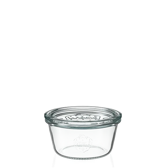 Sturzglas 200 ml mit Glasdeckel (6 St.)