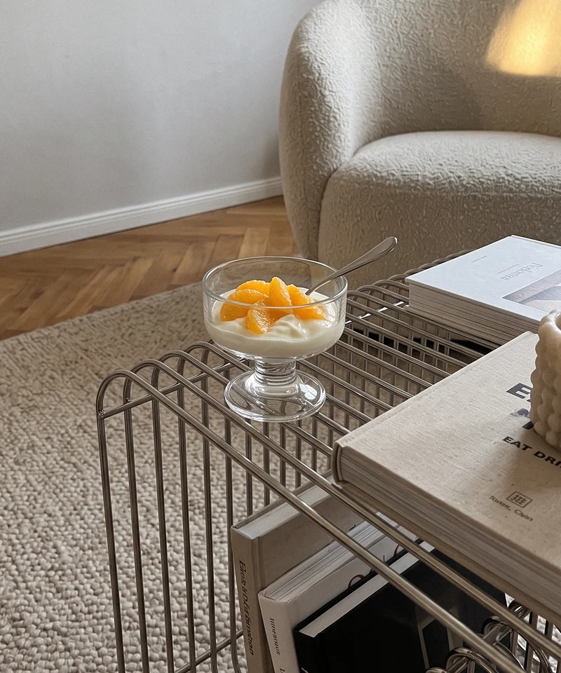 Dessert Schale aus Glas | Drapé