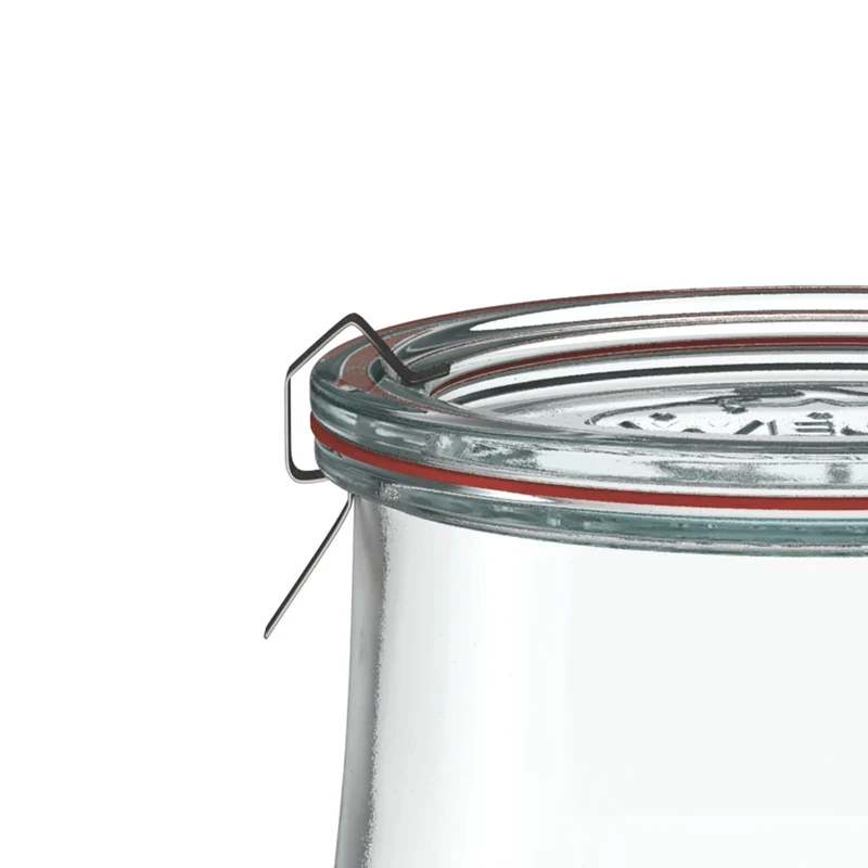 Tulpenglas 1650 ml mit Glasdeckel (4 St.)