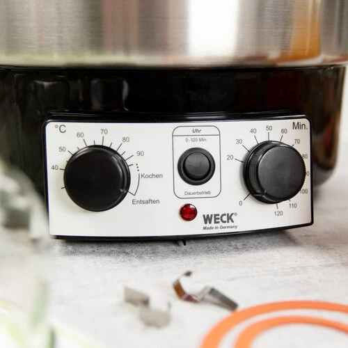 Drehknopf schwarz für Zeitschaltuhr von WECK Einkochautomaten