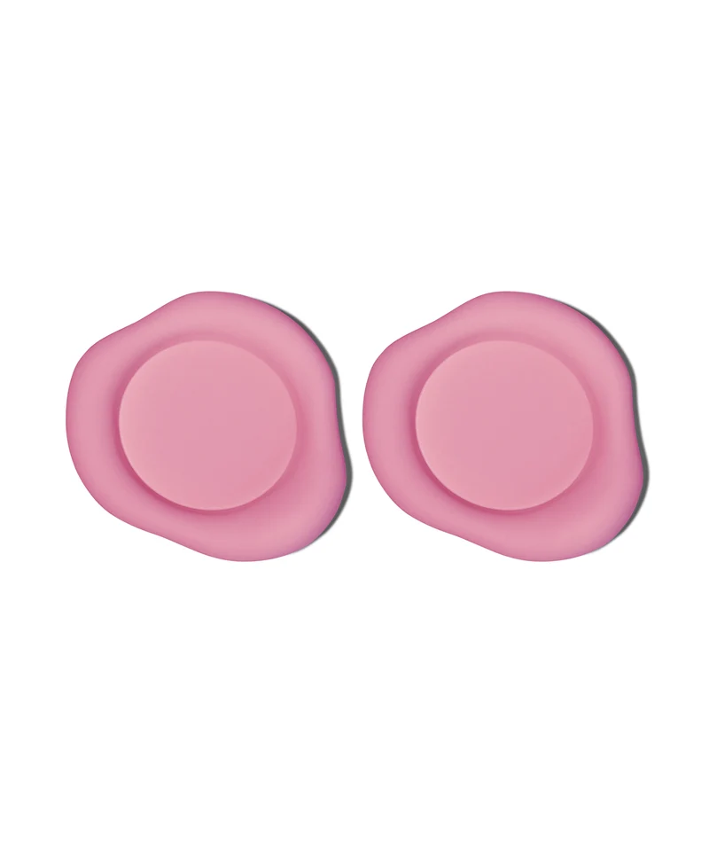 Silikon Untersetzer im organischen Design Pink | Elou
