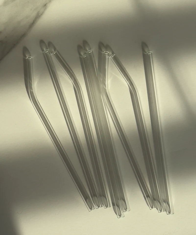 Lange Glasstrohhalme 8er Set | Aris