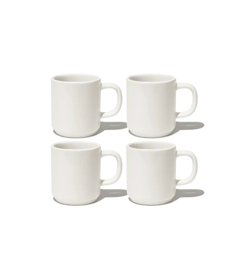 Espresso-Tasse Cremeweiß glänzend | Nia