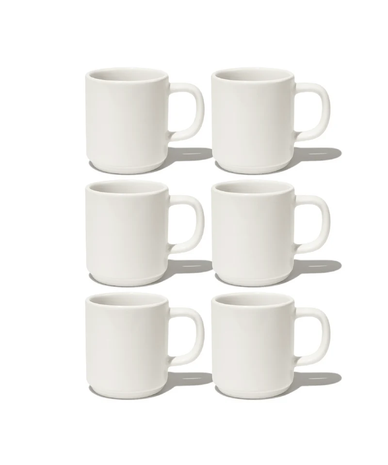 Espresso-Tasse Cremeweiß glänzend | Nia