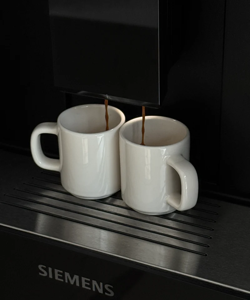 Espresso-Tasse mit Untertasse Cremeweiß | Nia