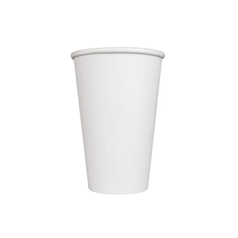 Einweg Kaffeebecher 300ml / 12oz Weiß