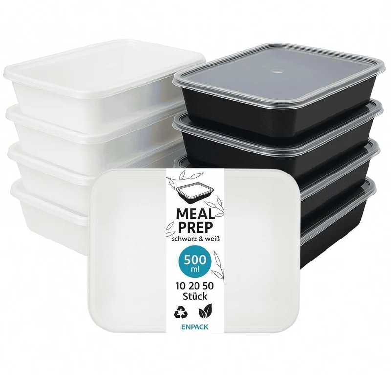 Meal Prep Boxen 500ml, 750ml & 1000ml