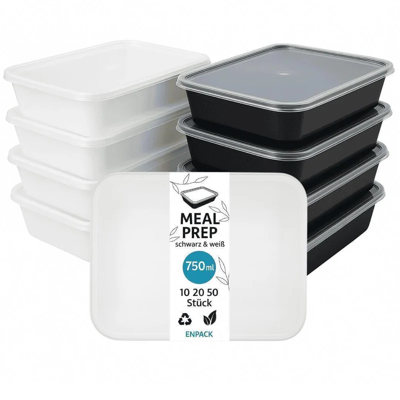 Meal Prep Boxen 500ml, 750ml & 1000ml