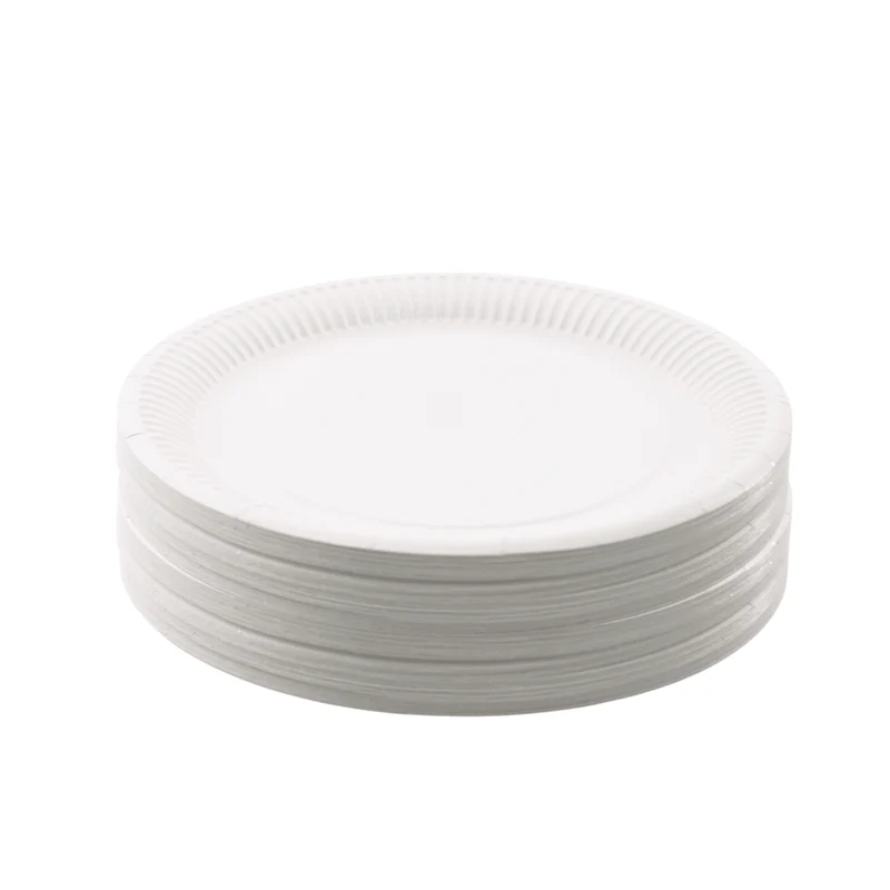 Pappteller ungeteilt 18 cm