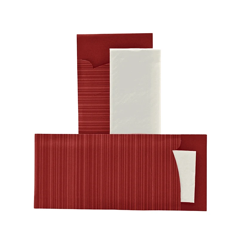 Bestecktasche mit Serviette 100 Stück