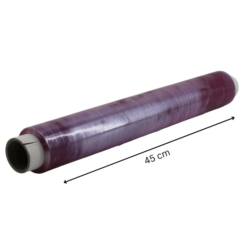 Frischhaltefolie (Lila) PE 45 cm 4 Rollen