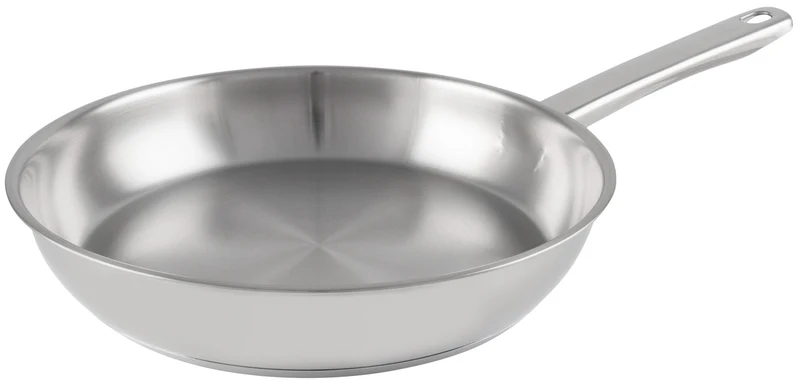 Cookinglife Bratpfanne Superior Edelstahl Ø 24 cm – geeignet für alle Wärmequellen – ohne Antihaftbeschichtung