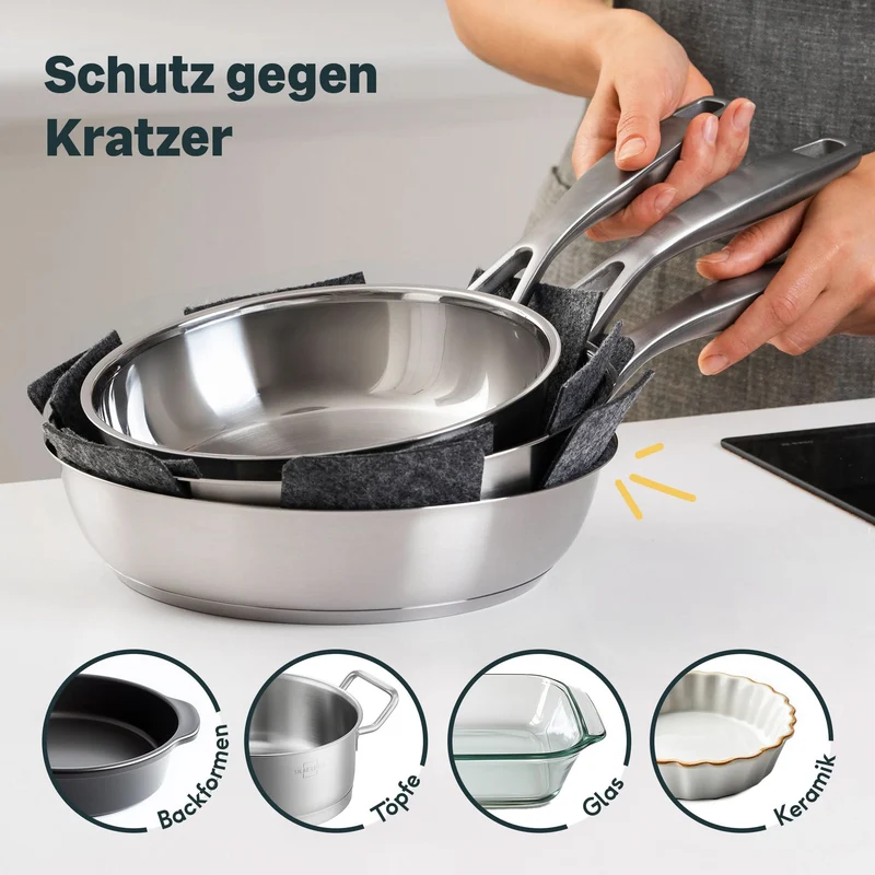 Pfannenschoner aus Filz