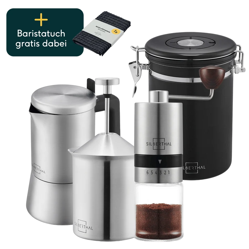 Espressokocher Komplettset
