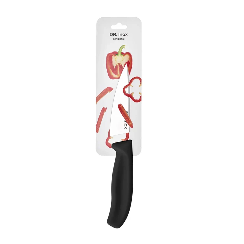 Dr. Inox Kochmesser 33cm, Schwarz