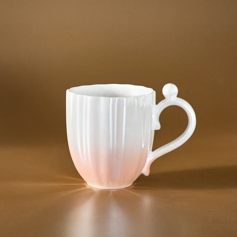 Karaca Shell Lüster Rosa Becher, 380ML