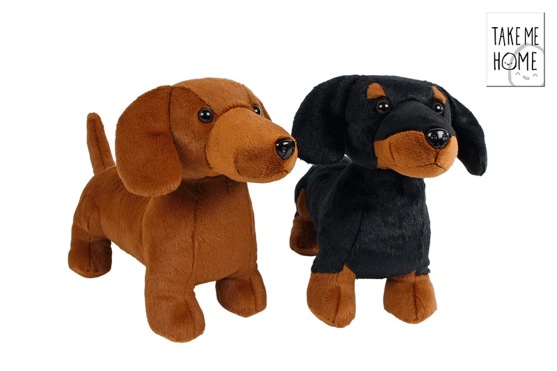 Take Me Home teckel pluche 2 assortie 33cm