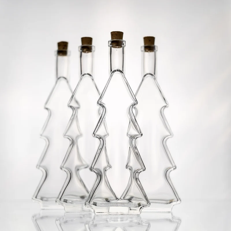Flasche Tannenbaum 500 ml im 4er Weihnachtsset mit Korken
