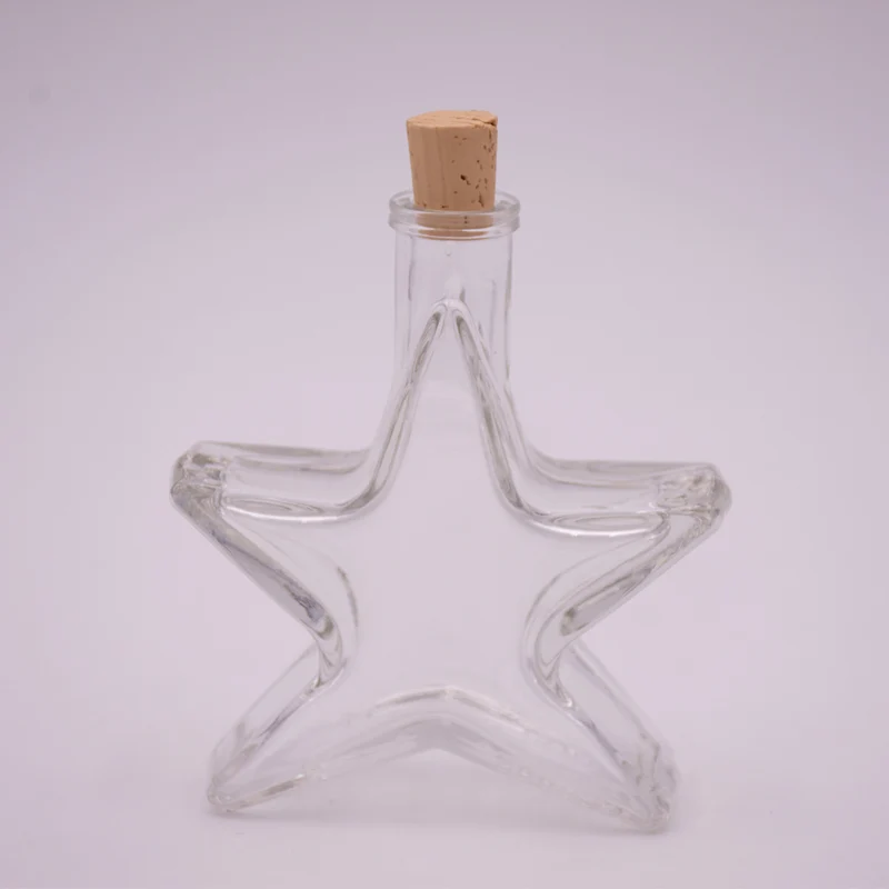 Flasche Stern 100 ml im 8er Weihnachtsset mit Korken