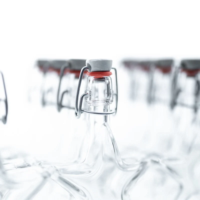 Flasche Stern 40 ml im 12er Weihnachtsset mit Bügelverschluss