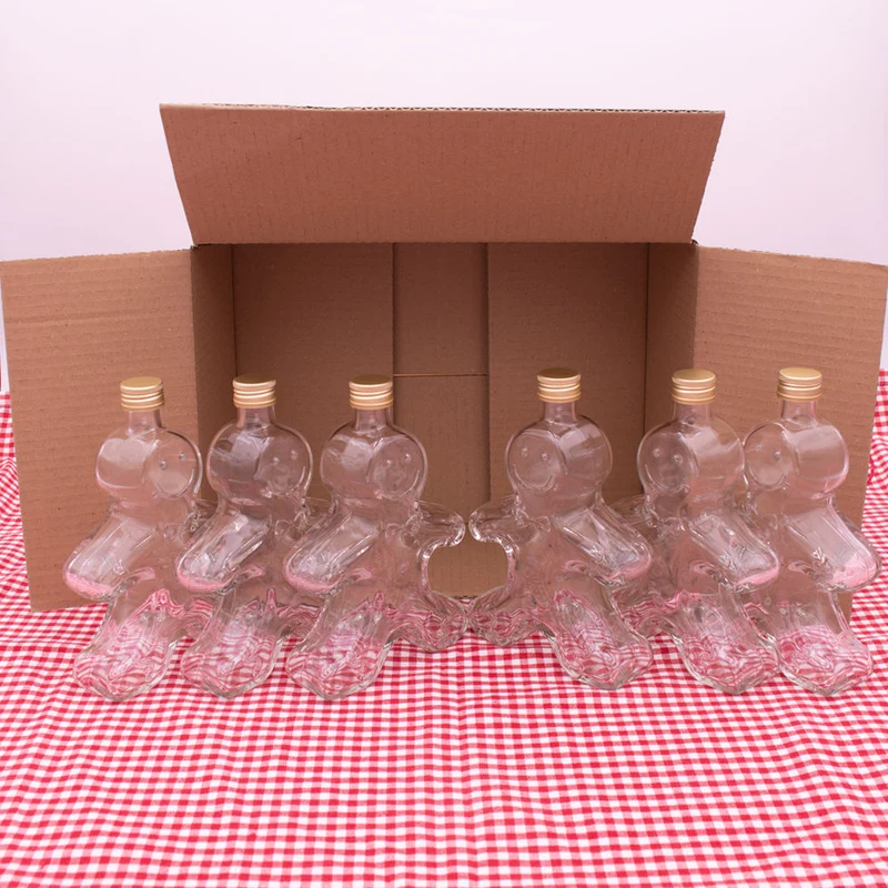Flasche Gingerbread 250 ml im 6er-Set mit Schraubverschlüssen