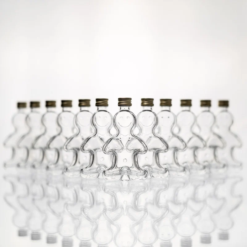 Flasche Gingerbread 50 ml im 12er-Set mit Schraubverschlüssen