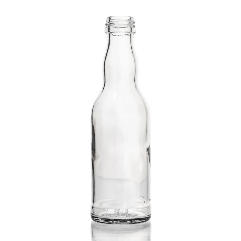 50er-Set Kropfhalsflaschen Weiß 200 ml MCA-Mündung