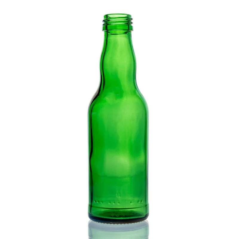 50er-Set Kropfhalsflaschen Grün 200 ml MCA-Mündung