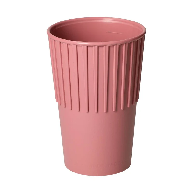 Mehrweg-Riffel-Kaffeebecher ToGo, PP, 300ml, Ø79x115mm
