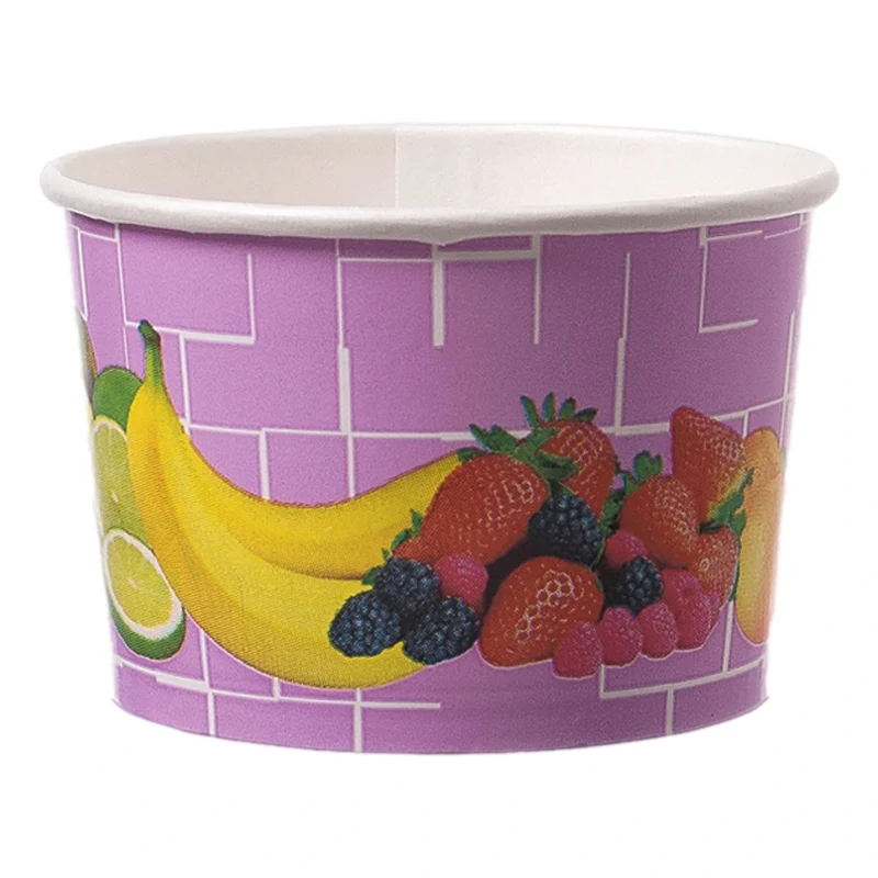 Eisbecher To Go "Früchte", Pappe