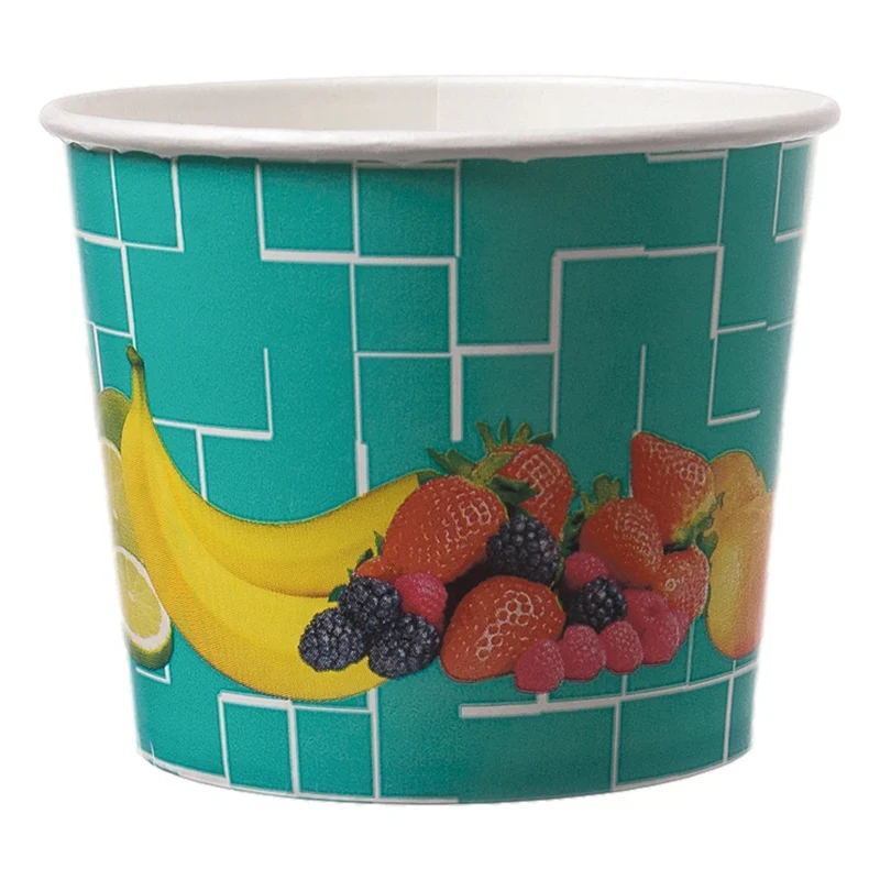Eisbecher To Go "Früchte", Pappe