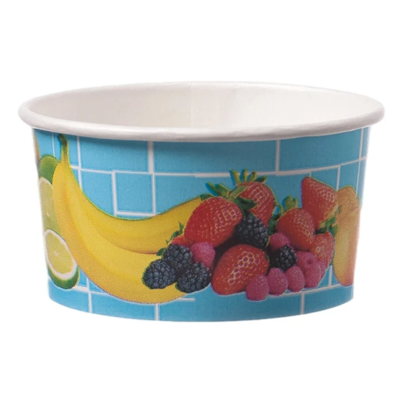 Eisbecher To Go "Früchte", Pappe