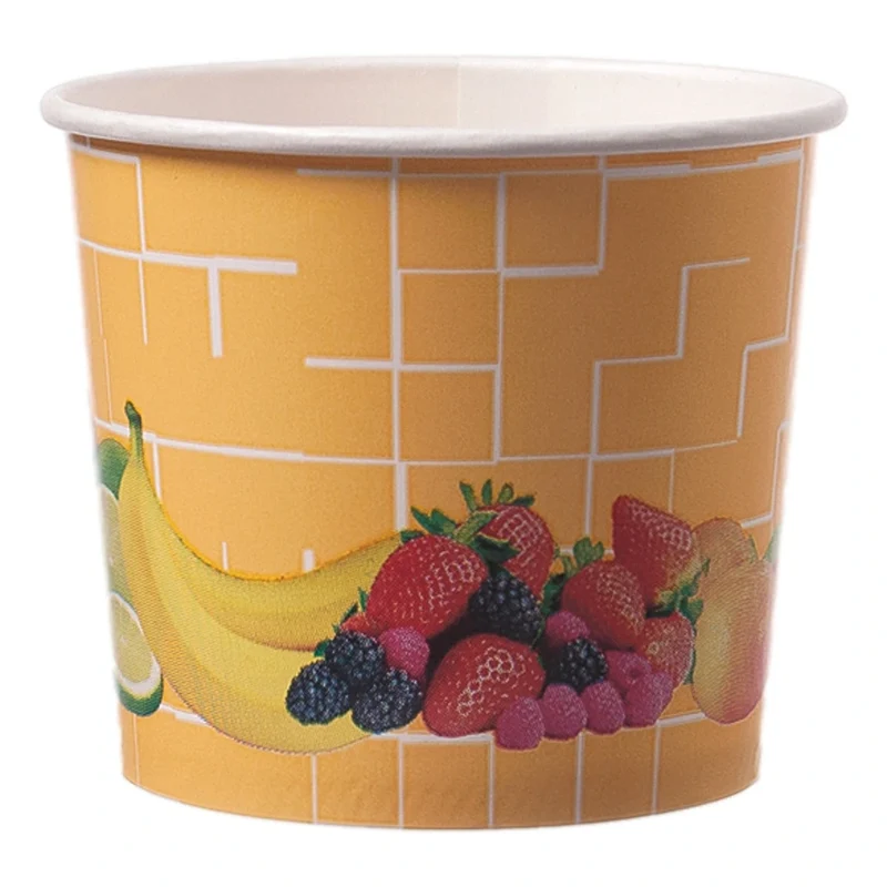 Eisbecher To Go "Früchte", Pappe