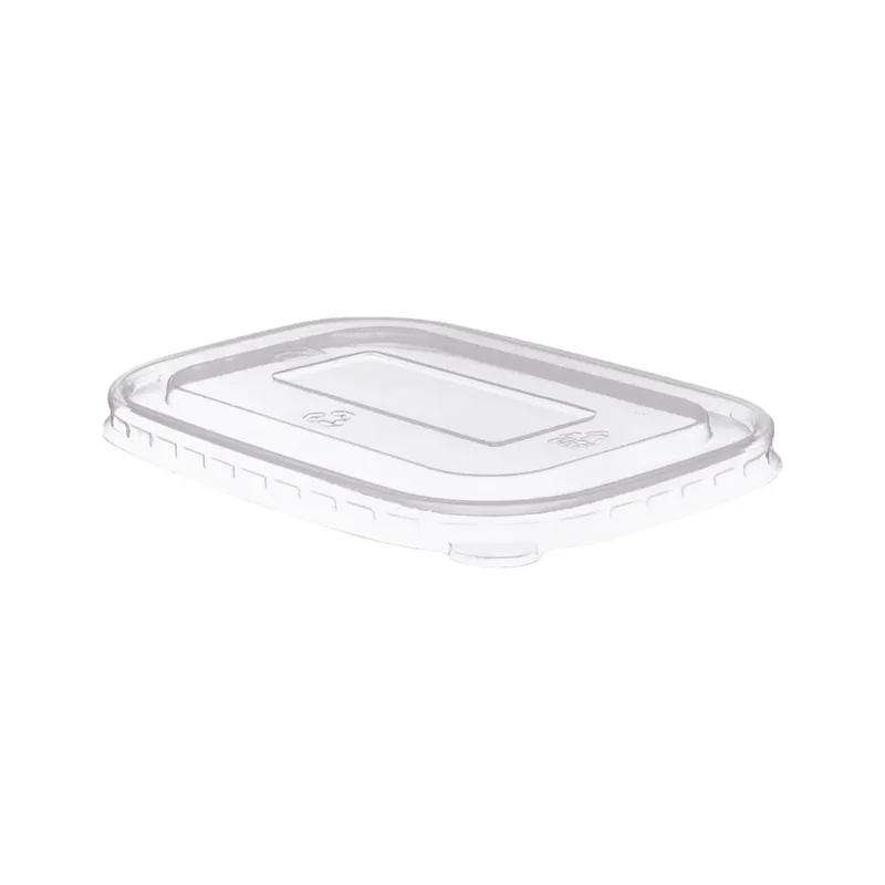 Deckel für Salatschalen "PE" (500-1000ml), rPET, rechteckig, transparent